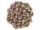 CzechMates Glass 3 x 6mm 2-Hole Luster Opaque Gold/Smoky Topaz Bar Bead 2.5-Inch Tube