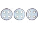 CzechMates Glass, 4-Hole QuadraLentil Beads 6mm, Transparent Amethyst Luster