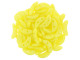 CzechMates Glass 4 x 10mm 2-Hole ColorTrends Opaque Buttercup Crescent Bead 2.5-Inch Tube