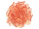 CzechMates Glass 4 x 10mm 2-Hole ColorTrends Peach Echo Crescent Bead 2.5-Inch Tube
