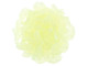 CzechMates Glass 4x10mm Milky Jonquil 2-Hole Crescent Bead, 2.5-Inch Tube