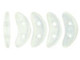 CzechMates Glass 4 x 10mm 2-Hole Sueded Gold Crystal Crescent Bead 2.5-Inch Tube