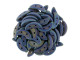CzechMates Glass, 2-Hole Crescent Beads 10x4.5mm, Matte Blue Iris