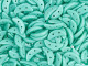 CzechMates Glass 4x10mm 2-Hole Turquoise Crescent Bead 2.5-Inch Tube