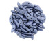 CzechMates Glass 4x10mm Saturated Metallic Sapphire 2-Hole Crescent Bead, 2.5-Inch Tube