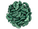 CzechMates Glass 4 x 10mm ColorTrends Saturated Metallic Martini Olive 2-Hole Crescent Bead 2.5-Inch Tube