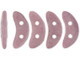 CzechMates Glass 4 x 10mm 2-Hole ColorTrends Opaque Dusty Cedar Crescent Bead 2.5-Inch Tube