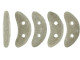 CzechMates Glass 4 x 10mm 2-Hole ColorTrends Opaque Sharkskin Crescent Bead 2.5-Inch Tube