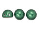 CzechMates 2-Hole 7mm ColorTrends Saturated Metallic Martini Olive Cabochon Bead 2.5-Inch Tube