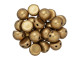 CzechMates 2-Hole 7mm ColorTrends Saturated Metallic Ceylon Yellow Cabochon Bead 2.5-Inch Tube