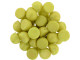 CzechMates 2-Hole 7mm Pacifica Honeydew Cabochon Beads 2.5-Inch Tube