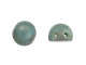 CzechMates 2-Hole 7mm Turquoise Copper Picasso Cabochon Beads 2.5-Inch Tube