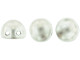 Add unforgettable shine to your jewelry designs with these CzechMates Cabochon Beads. These beads feature a round domed shape with a flat back, much like that of a cabochon. Two stringing holes run close to the flat bottom of the dome, so these beads will stand out in your jewelry-making designs. Use them in multi-strand projects or add them to your bead weaving for eye-catching dimensional effects. They'll work nicely with other CzechMates beads. They feature silver color with a soft metallic sheen. 
