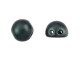 CzechMates 2-Hole 7mm Metallic Suede Dark Forest Cabochon Beads 2.5-Inch Tube