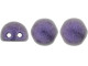 Regal beauty fills these CzechMates cabochon beads. These beads feature a round domed shape with a flat back, much like that of a cabochon. Two stringing holes run close to the flat bottom of the dome, so these beads will stand out in your jewelry-making designs. Use them in multi-strand projects or add them to your bead weaving for eye-catching dimensional effects. They'll work nicely with other CzechMates beads. They feature deep purple color with a subtle and soft metallic sheen. 