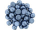 CzechMates 2-Hole 7mm ColorTrends Saturated Metallic Neutral Gray Cabochon Beads 2.5-Inch Tube