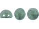 Lush beauty fills these CzechMates cabochon beads. These beads feature a round domed shape with a flat back, much like that of a cabochon. Two stringing holes run close to the flat bottom of the dome, so these beads will stand out in your jewelry-making designs. Use them in multi-strand projects or add them to your bead weaving for eye-catching dimensional effects. They'll work nicely with other CzechMates beads. They feature pine green color with a soft and subtle metallic sheen. 