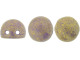 CzechMates 2-Hole 7mm Pacifica Fig Cabochon Beads 2.5-Inch Tube