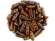 CzechMates Glass, 3-Hole Beam Beads 10x3.5mm, Bronze Iris Luster / Opaque Red