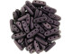 CzechMates Glass, 3-Hole Beam Beads 10x3.5mm, Metallic Pink Suede