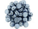 CzechMates 2-Hole 7mm ColorTrends: Saturated Metallic Airy Blue Cabochon Beads 2.5-Inch Tube