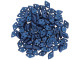 CzechMates Glass, 2-Hole Diamond Beads 4x6mm, 8 Grams, Metallic Suede Blue