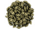 CzechMates Glass, 2-Hole Diamond Beads 4x6mm, 8 Grams, Metallic Suede Gold