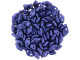 CzechMates Diamond 4 x 6mm ColorTrends Saturated Metallic Ultra Violet Czech Glass 2-Hole Beads, 2.5-Inch Tube