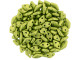 CzechMates Diamond 4 x 6mm ColorTrends Saturated Metallic Lime Punch Czech Glass 2-Hole Beads, 2.5-Inch Tube