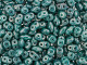 Matubo SuperDuo 2x5mm 2-Hole Moon Dust Turquoise Seed Bead 2.5-Inch Tube