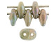 Matubo SuperDuo 2 x 5mm Opaque Beige Nebula 2-Hole Seed Bead 2.5-Inch Tube