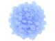 Matubo SuperDuo 2 x 5mm Matte Milky Sapphire 2-Hole Seed Bead 2.5-Inch Tube