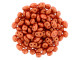 Matubo SuperDuo 2 x 5mm Red Gold Shine 2-Hole Seed Bead 2.5-Inch Tube