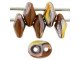 Matubo SuperDuo 2 x 5mm Umber Artemis 2-Hole Seed Bead 2.5-Inch Tube