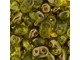Matubo SuperDuo 2 x 5mm Jonquil Half Bronze Luster 2-Hole Seed Bead 2.5-Inch Tube