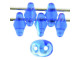 Matubo SuperDuo 2 x 5mm Sapphire AB 2-Hole Seed Bead 2.5-Inch Tube