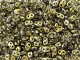 Matubo SuperDuo 2 x 5mm Crystal Topaz 2-Hole Seed Bead 2.5-Inch Tube