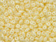 Matubo SuperDuo 2 x 5mm Cream Pearl Coat 2-Hole Seed Bead 2.5-Inch Tube