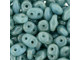 Matubo SuperDuo 2x5mm 2-Hole Opaque Baby Blue Star Dust Seed Bead 2.5-Inch Tube