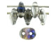 Matubo SuperDuo 2 x 5mm Silver Blue/Crystal 2-Hole Seed Bead 2.5-Inch Tube