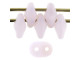 Matubo SuperDuo 2 x 5mm Matte - Milky Soft Rosaline 2-Hole Seed Bead 2.5-Inch Tube
