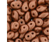 Matubo SuperDuo 2 x 5mm Satin Metallic Brick 2-Hole Seed Bead 2.5-Inch Tube
