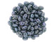 Matubo SuperDuo 2 x 5mm Opaque Turquoise Matte Nebula 2-Hole Seed Bead 2.5-Inch Tube