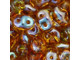 Matubo SuperDuo 2x5mm 2-Hole Topaz Celsian Seed Bead, 2.5 Inch Tube