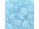 Matubo SuperDuo 2 x 5mm Milky Aquamarine 2-Hole Seed Bead 2.5-Inch Tube