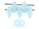 Matubo SuperDuo 2 x 5mm Milky Aquamarine 2-Hole Seed Bead 2.5-Inch Tube