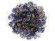 Matubo SuperDuo 2 x 5mm Tanzanite Half Bronze Luster 2-Hole Seed Bead 2.5-Inch Tube