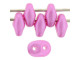 Matubo SuperDuo 2 x 5mm Hot Pink Pearl Shine 2-Hole Seed Bead 2.5-Inch Tube