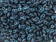 Matubo SuperDuo 2 x 5mm Indigo Orchid Polychrome 2-Hole Seed Bead 2.5-Inch Tube