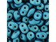 Matubo SuperDuo 2 x 5mm Metalust Matte Turquoise 2-Hole Seed Bead 2.5-Inch Tube